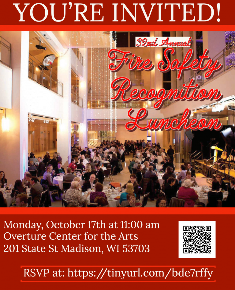 Fire Safety Recognition Luncheon Professional Firefighters of Wisconsin Charitable Foundation