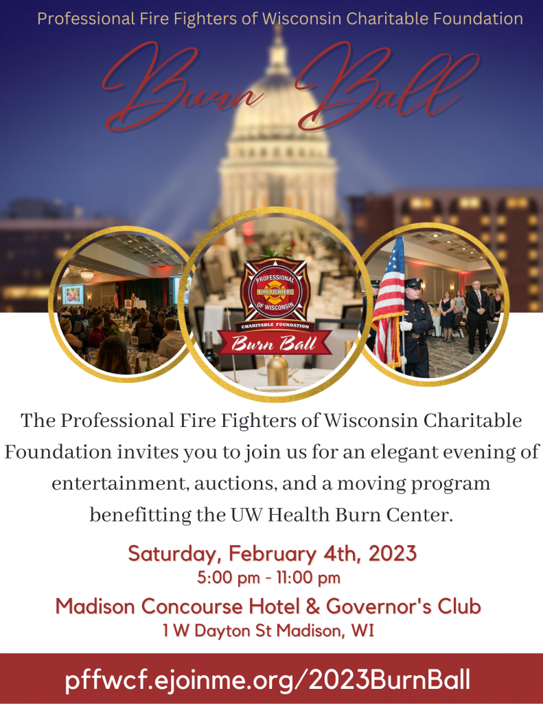 4th Annual Burn Ball Professional Firefighters of Wisconsin